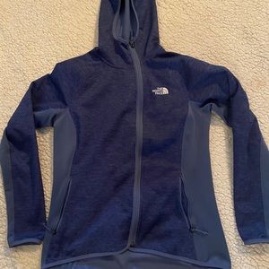 North Face Front Zippered Hoodie